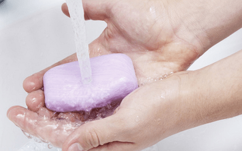 umivanje rok za preprečevanje podkožnih zajedavcev